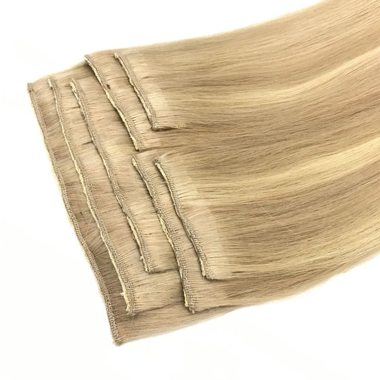 Premium Sun-kissed Blond Clip-in Extensions